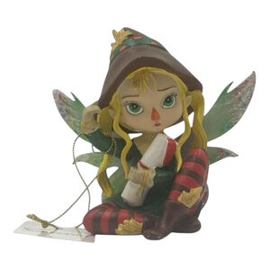 Hamilton Collection Scarecrow Fairy Sculpture One Size COA Vintage